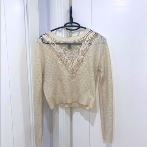 Cropped Knit Top